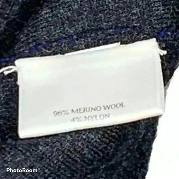 Eileen Fisher Merino Wool Knit Purple Blazer - Picture 6 of 6